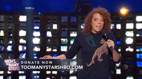 michelle wolf GIF by Night of Too Many Stars HBO