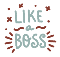 Like A Boss Sticker by City Girl Gone Mom