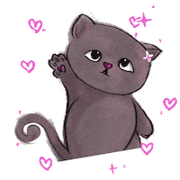 In Love Cat Sticker