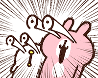 うさぎ Piske Sticker by Kanahei