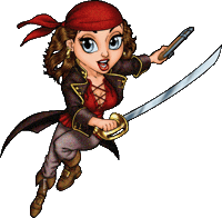 pirate STICKER