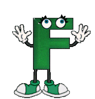 F Sticker