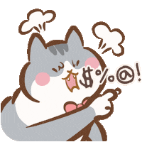 Mad Cat Sticker by catgrass