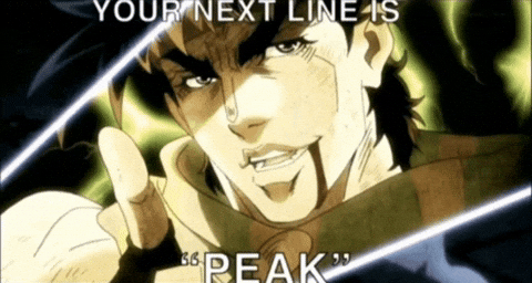 Jojos Bizarre Adventure Peak GIF