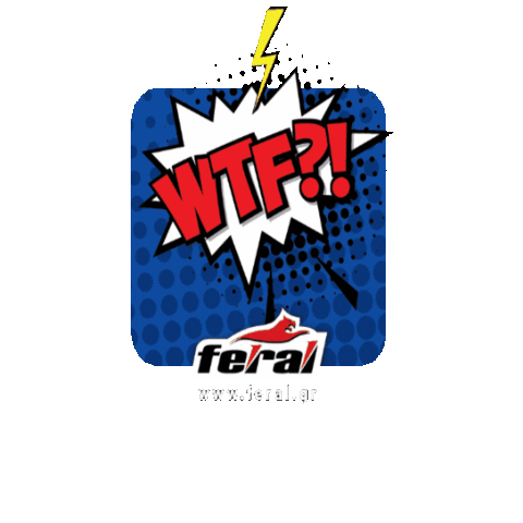 feralgr giphygifmaker wtf carcare feral Sticker