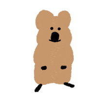 Emoji Quokka Sticker by Dinotaeng