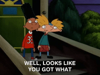 hey arnold nicksplat GIF