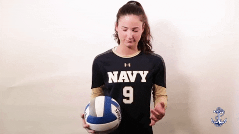 Navy Volleyball GIF by Navy Athletics