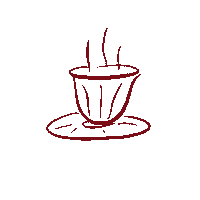 Coffee Flower Sticker by Ioana Nicoară