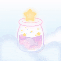 CreativeSprinkle pink kawaii stars ocean GIF