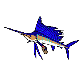 WhitesTackle fishing marlin offshore blue marlin Sticker