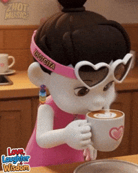 Coffee Time Self Care GIF by Zhotcita