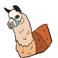 Llama Sticker by Your Alpaca Cottage