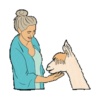 Llama Sticker by Your Alpaca Cottage