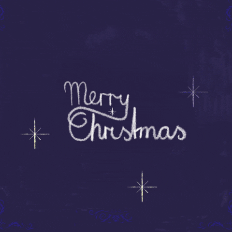 Merry Christmas Illustration GIF