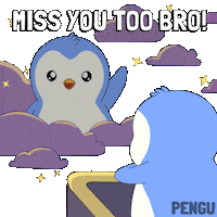 Sad I Love You Sticker by Pudgy Penguins
