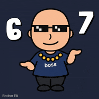 6 7 Hand Gesture GIF by Bad Timing Studio