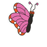 maevechocolate butterfly bug insect maeve Sticker