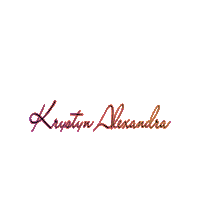 Krystyn Alexandra Sticker by Fleek Clothing co