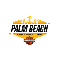 Palm Beach Hd Sticker by Jet City Harley Davidson