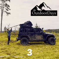 Outdoordays glamping jeeplife rooftoptent rooftent GIF