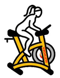 Planet Fitness Spinning Sticker by HOTWORX