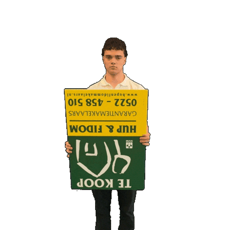 Makelaar Verkocht Sticker by Hup en Fidom Makelaars