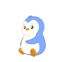I Love You Wow Sticker by Pudgy Penguins
