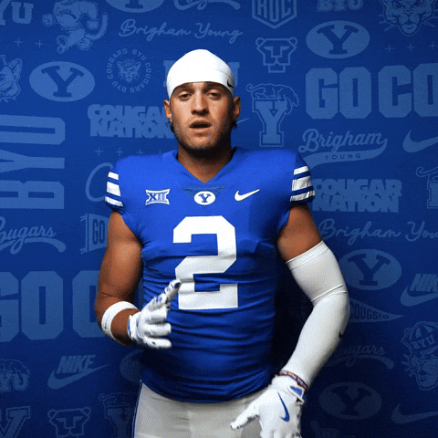 College Football Go Cougs GIF by BYU Cougars