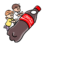코카콜라 콜라 Sticker