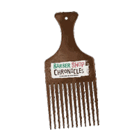 barber shop hair Sticker by National Theatre