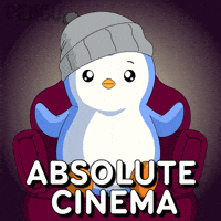 Relaxed Movie Time GIF by Pudgy Penguins