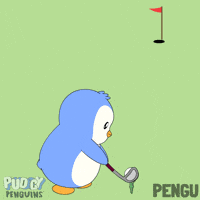 Golfing Hole In One GIF by Pudgy Penguins