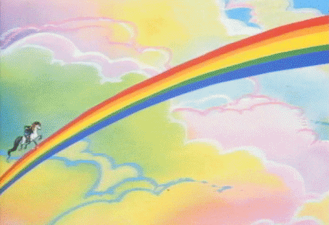 rainbow brite animation GIF