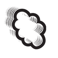 Sky Cloud Sticker by Nifty Gifts