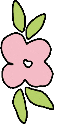 Flower Sticker by Poppy Deyes