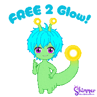 Good Vibes Yes Sticker by ShimmertheGlowworm