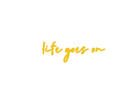 It Will Be Okay Life Goes On Sticker