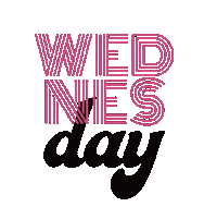 Days Of The Week Wednesday Sticker by Designs by Denae