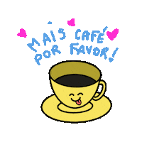 Cafe Ilustração Sticker
