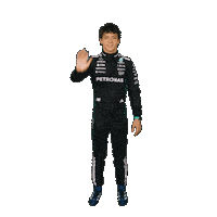 Waving Formula One Sticker by Mercedes-AMG Petronas Formula One Team
