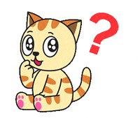 Cat Think GIF by My Girly Unicorn