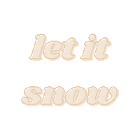 Let It Snow Sticker