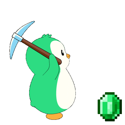 Crypto Penguin Sticker by Abster