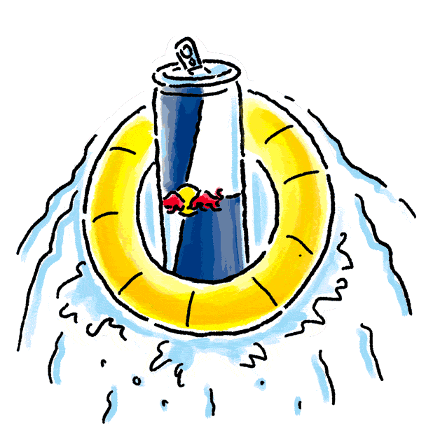Water Swimming Sticker by Red Bull