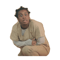 orange is the new black eyes STICKER by imoji