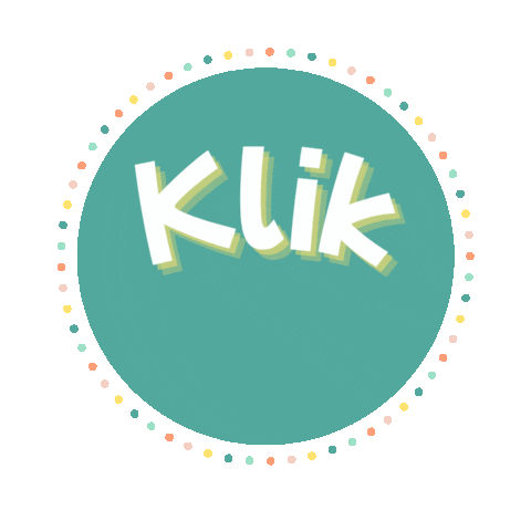 Klik Klikhier Sticker by Studio Leuks