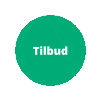 Tekst Tilbud Sticker by Plantetorvet.dk