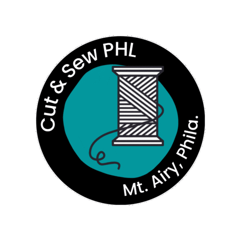 CutandSewPHL thread sewing sew quilting Sticker