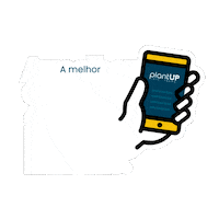 PlantUP agriculturadigital plantup meuplantup amelhordecisaoecomplantupnamao Sticker
